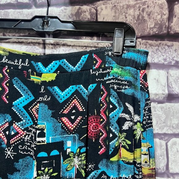 Chico's Travelers Multicolored Crop Pants Size XL - Picture 4 of 8